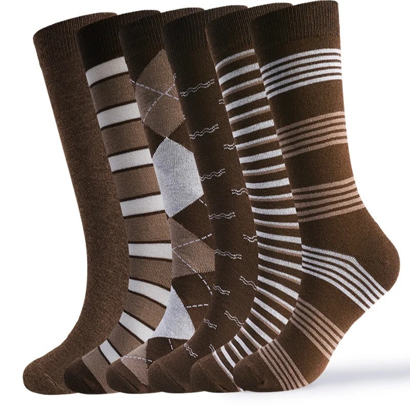 6 Pairs Vintage Brown Argyle S - Vintage Fashion Enthusiasts review and price