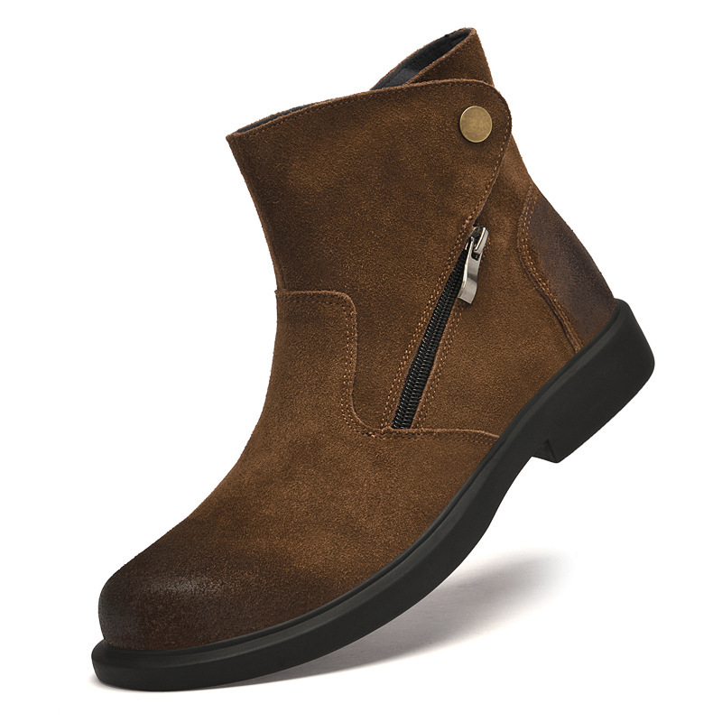 Vintage Cow Suede Mens Chelsea - Vintage Outdoor Fashion review and price
