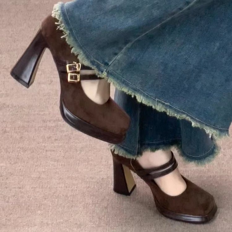 Vintage Thick High Women Mary  - Vintage Fashion Online review and price