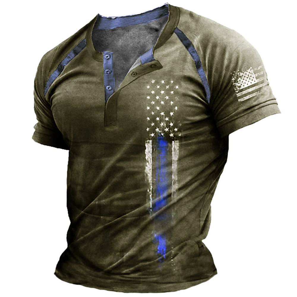 Funny 3D American Flag Print M - Vintage Fashion Enthusiasts review and price
