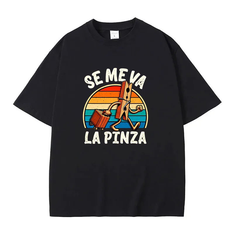 S-5XL Men's Se Me Va La Pinza  - Vintage Fashion La review and price