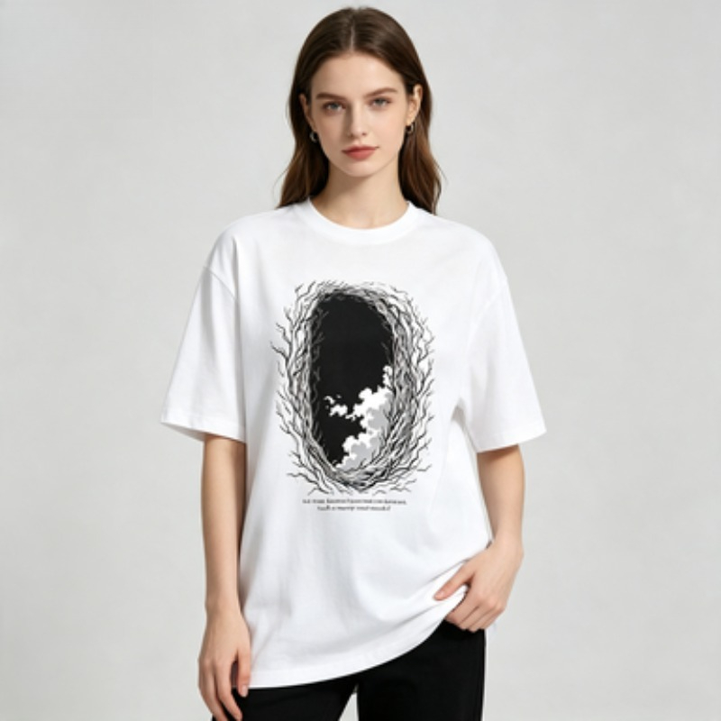 Gothic Vintage Women Cotton T  - Vintage Fashion Quotes review and price