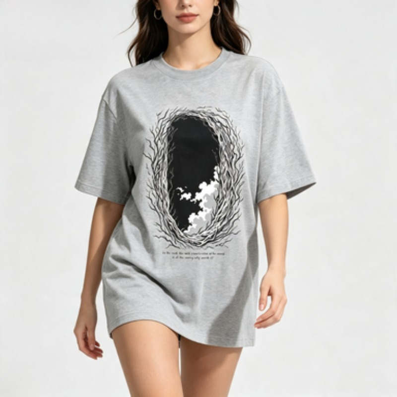 Gothic Vintage Women Cotton T  - Vintage Fashion Quotes review and price